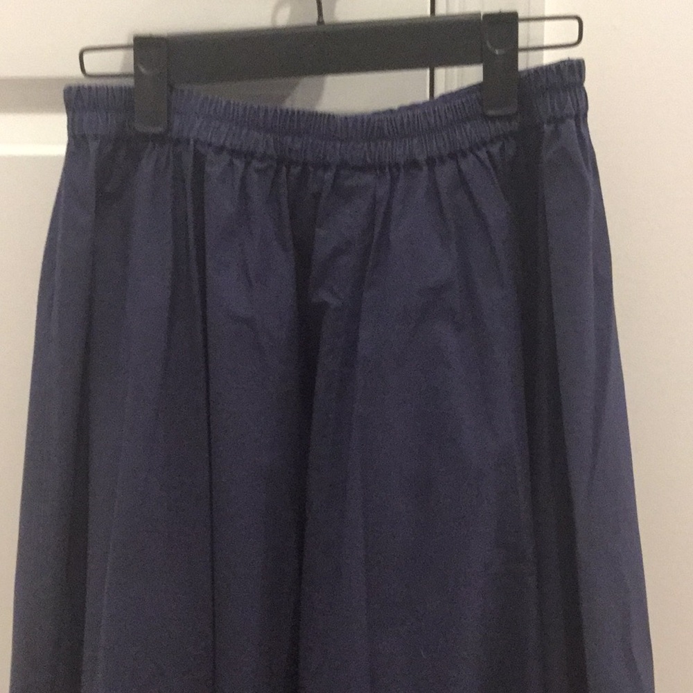 Comptoir Des Cotonniers navy cotton skirt - Picture 8 of 9